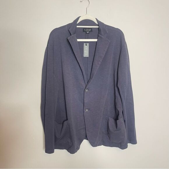 Velvet by Graham & Spenser Navy Benjamin Blazer New XL - Picture 8 of 9